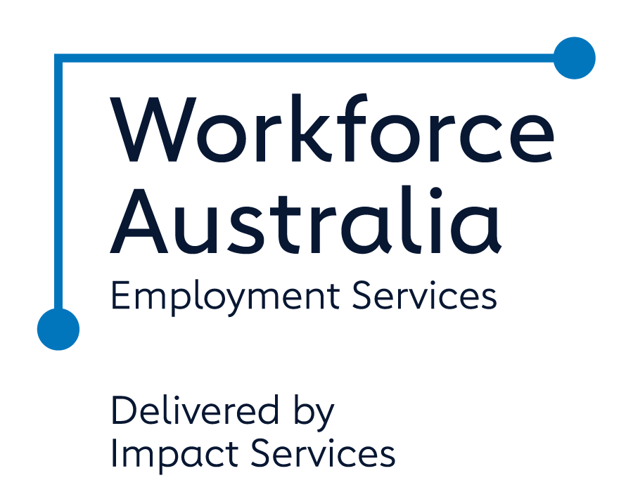 Workforce Australia Delivered by Impact Services Logo