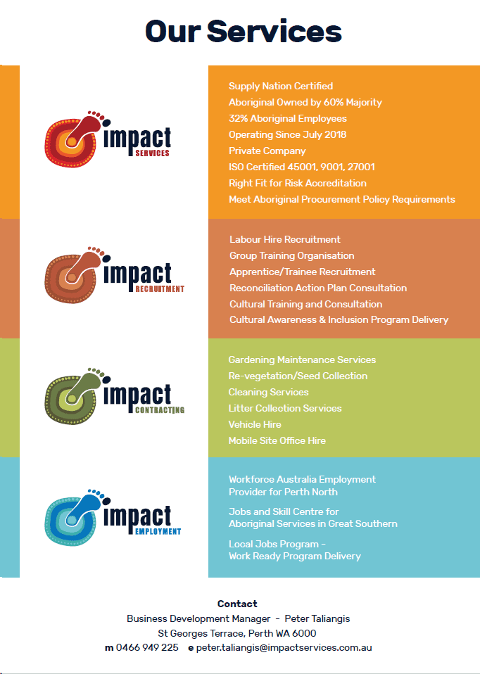 Impact Services - Services Summary Flyer THumbnail